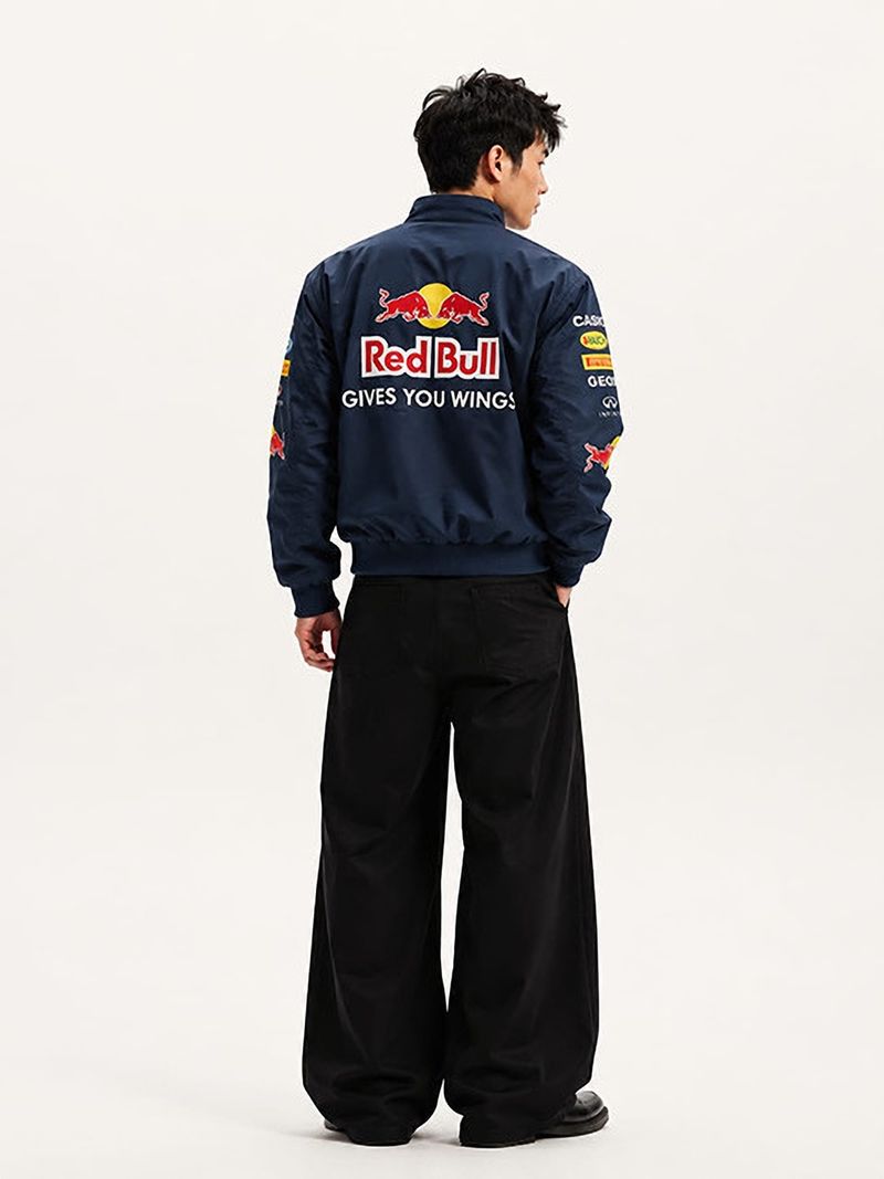 Men Printed Bomber Jacket - Image 3