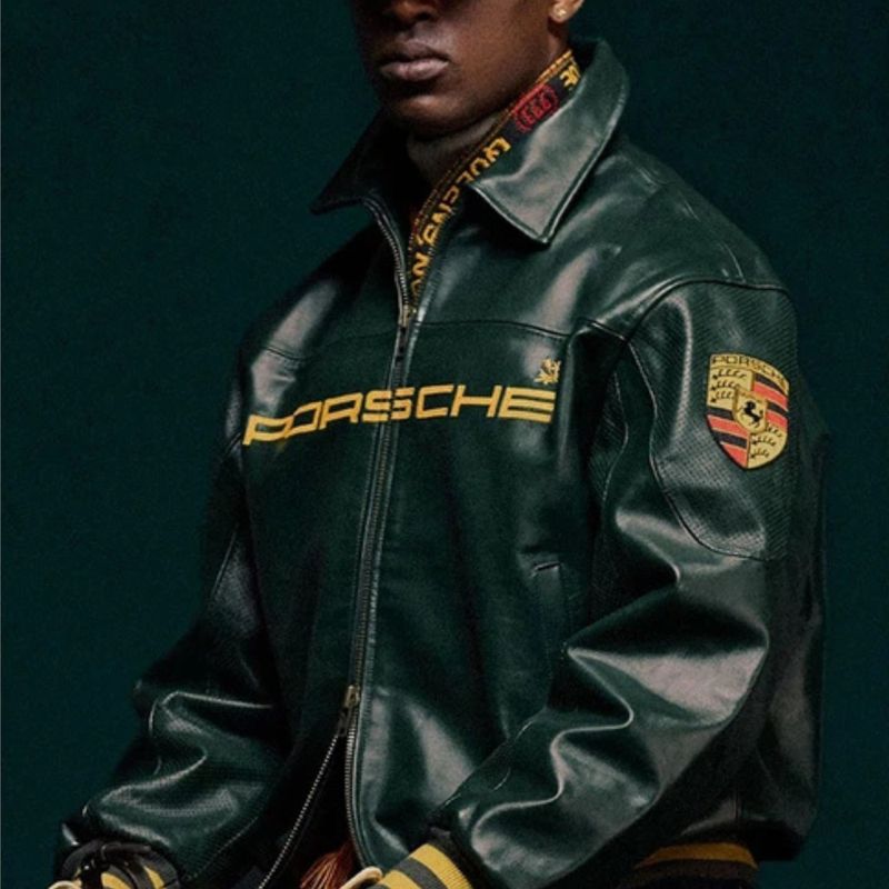 EXOTIX Embroidered Leather Jacket - Image 5