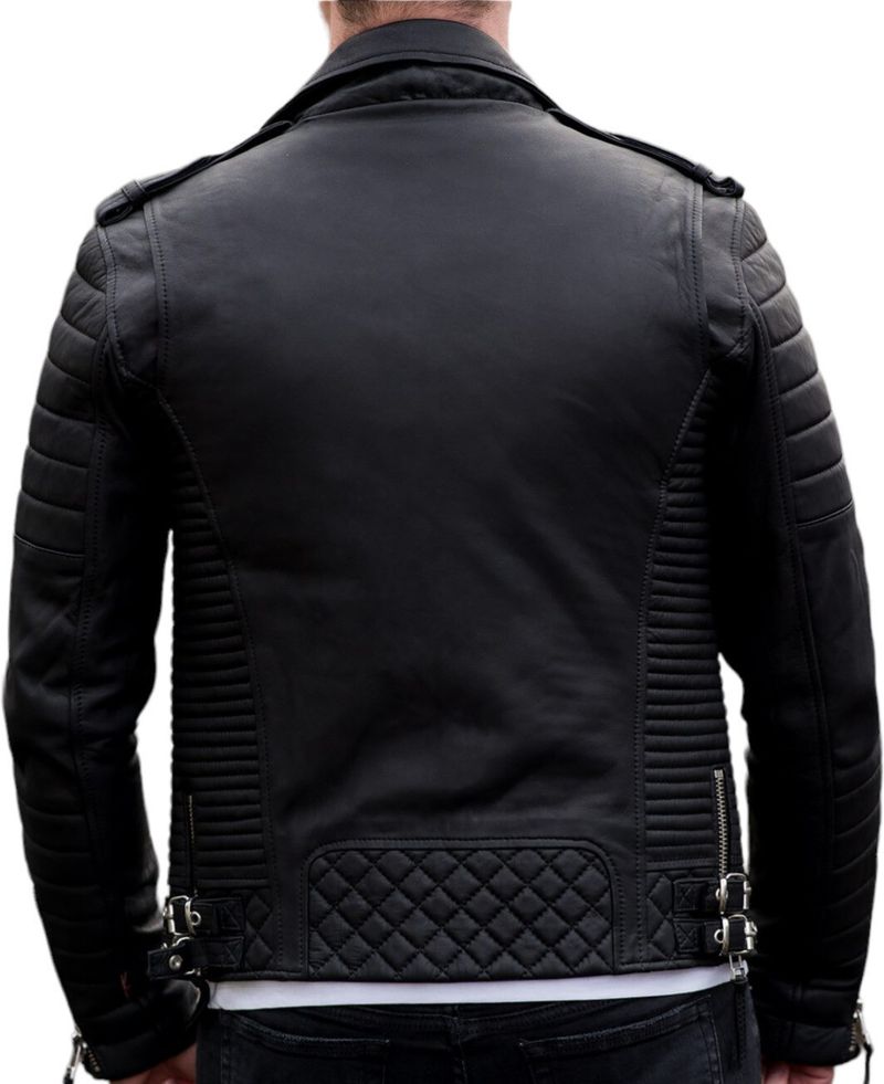 Vinto Men Solid Biker/Riding Jacket - Image 3