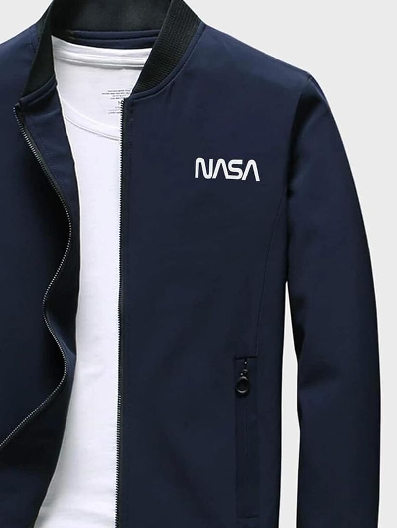Christy World Men Printed Casual Jacket - Image 6