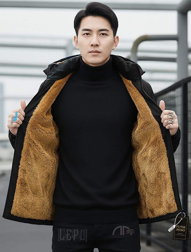 FUTSE PENO Men Solid Casual Jacket - Image 2