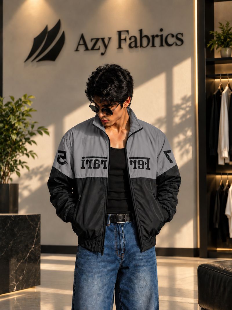 Azy Fabrics Men Printed Sports Jacket - Image 3