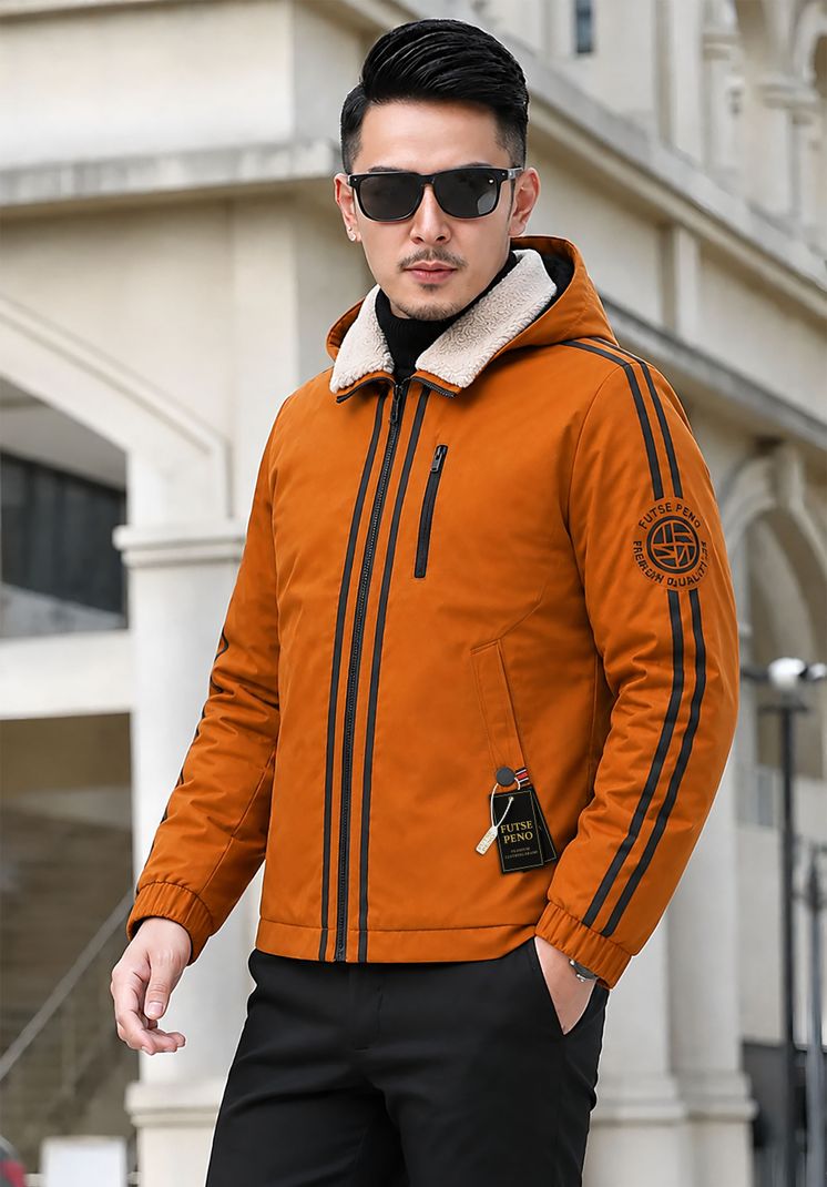 FUTSE PENO Men Applique Casual Jacket - Image 4