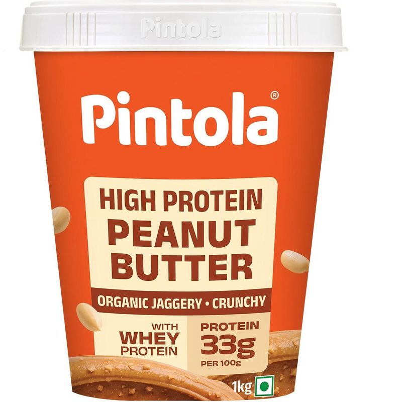 Pintola High Protein Peanut Butter (Organic Jaggery) (Crunchy) - Image 2