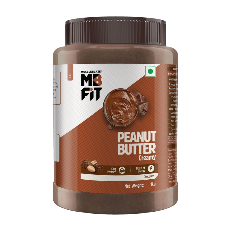 MUSCLEBLAZE Chocolate Peanut Butter (Choco Silk Pack), Creamy, High Protein, Energy Booster (1 kg) - Image 2