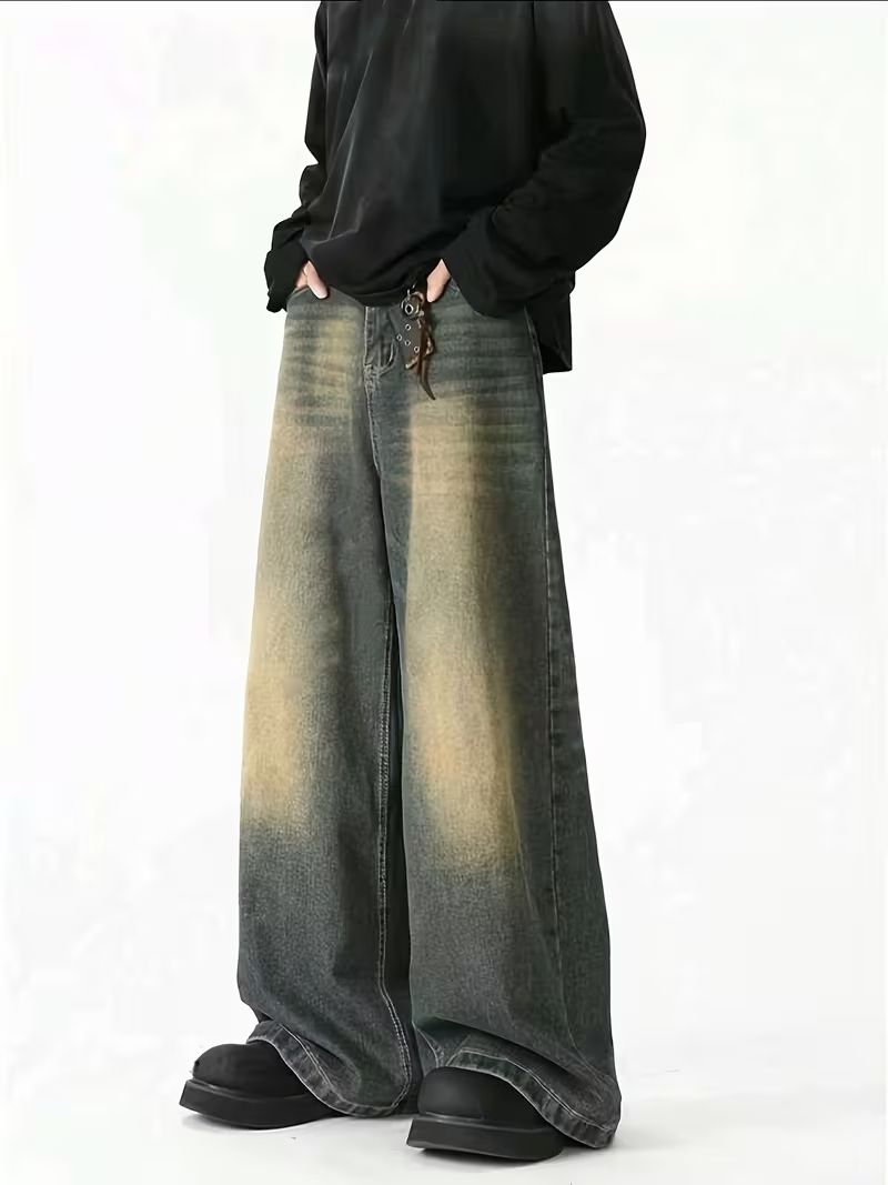 Evara Wear Men Baggy Fit High Rise Multicolor Jeans - Image 5