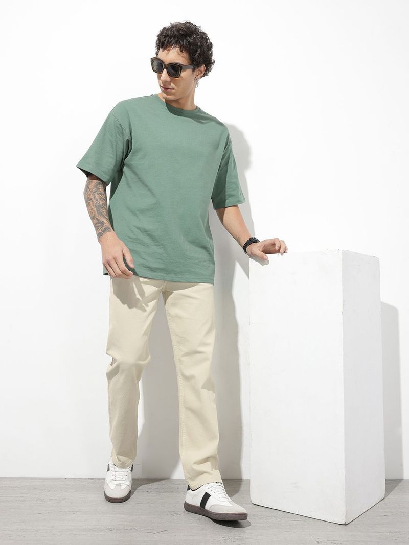 Roadster Men White Mid Rise Straight Fit Jeans - Image 5