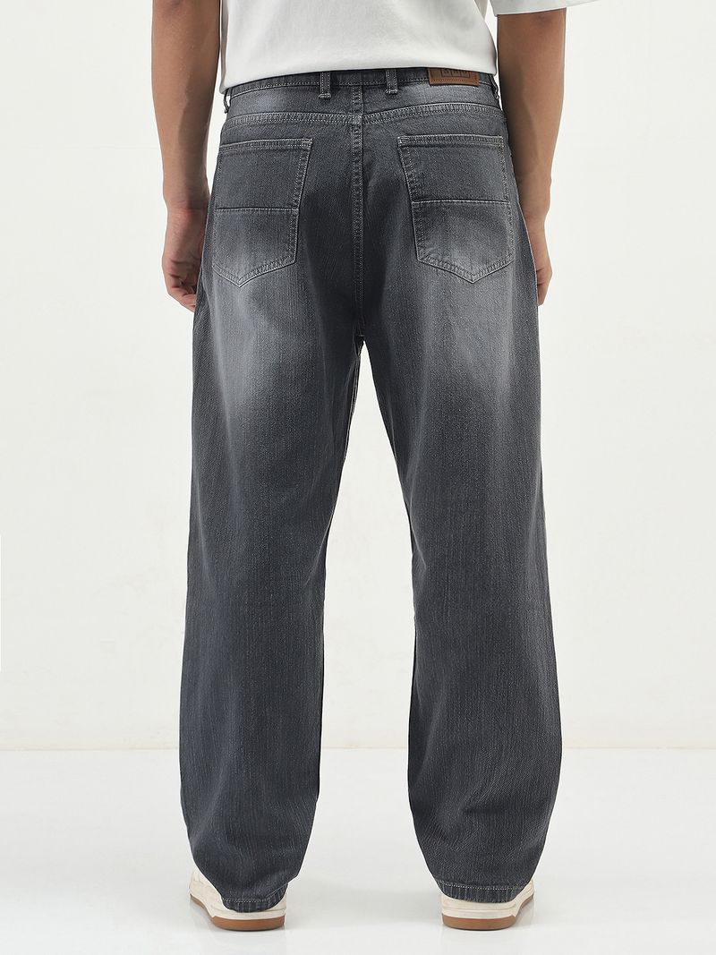 Urbano Fashion Men Dark Grey Jeans - Image 4