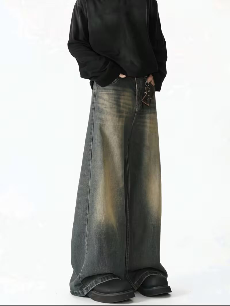 Evara Wear Men Baggy Fit High Rise Multicolor Jeans - Image 4