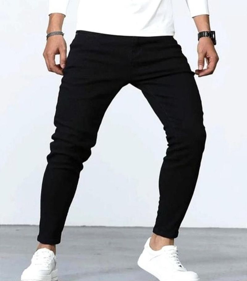 Dawson Men Slim Mid Rise Black Jeans - Image 3