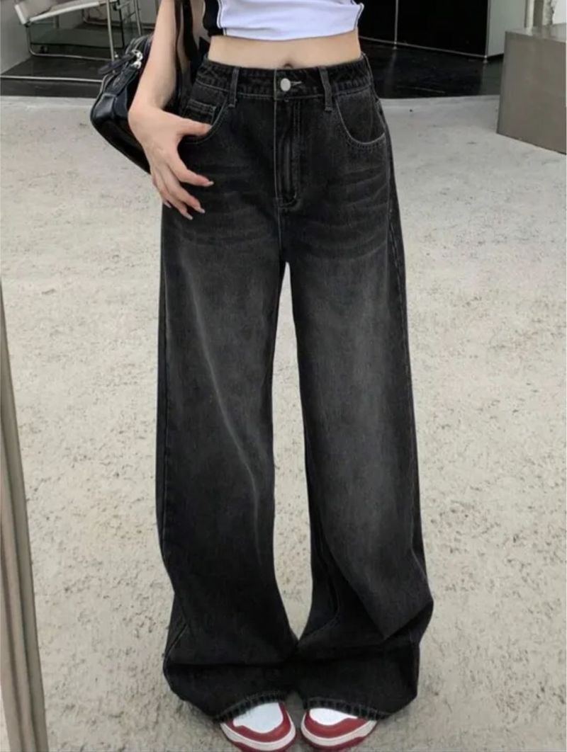 PINKLIT COLLECTION Women Loose Fit High Rise Black Jeans - Image 5