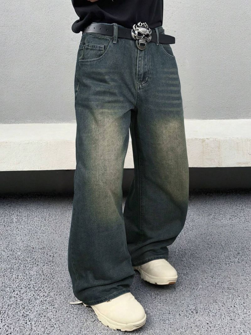 MERRYNX Men Straight Fit Mid Rise Blue Jeans - Image 5