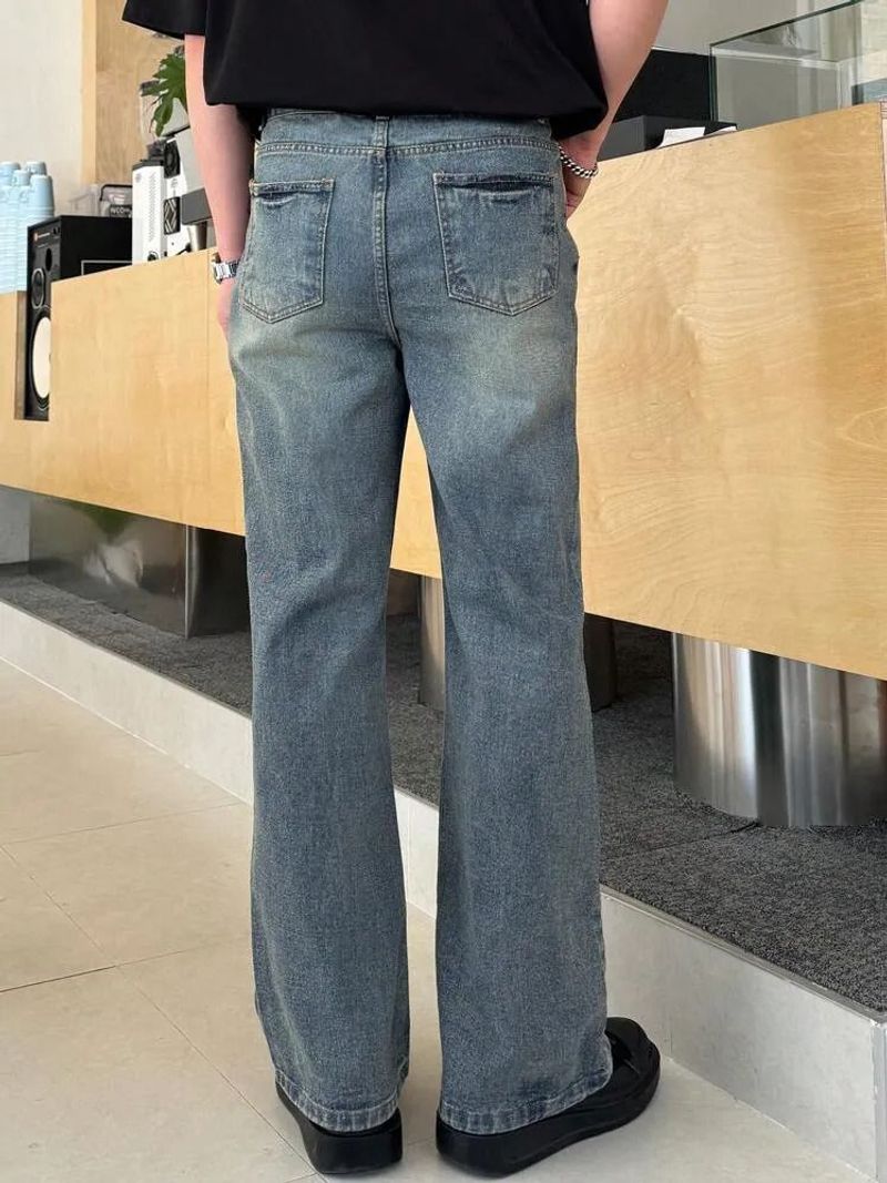 KOTTY Men Relaxed Fit Low Rise Blue Jeans - Image 4