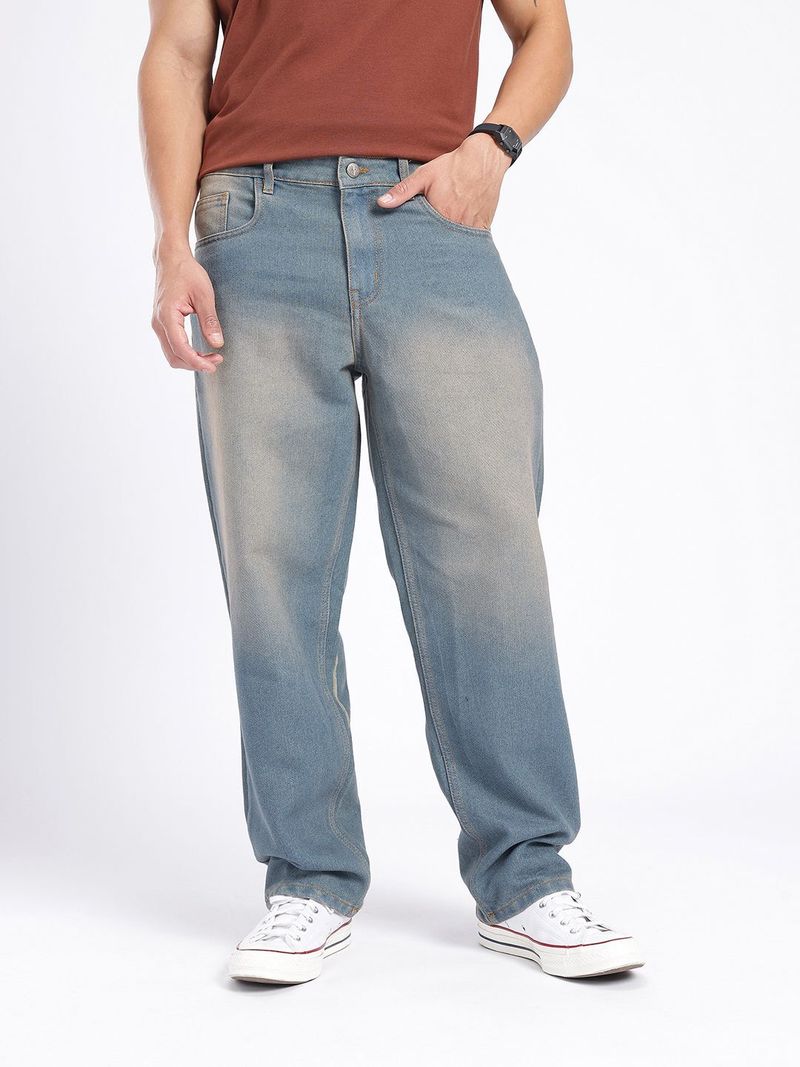 Glitchez Men Mid Rise Blue Jeans - Image 6