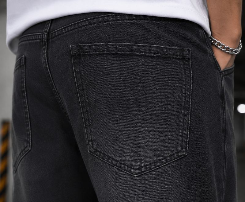 DenSHAH Men Black Straight Fit Mid Rise Jeans - Image 6