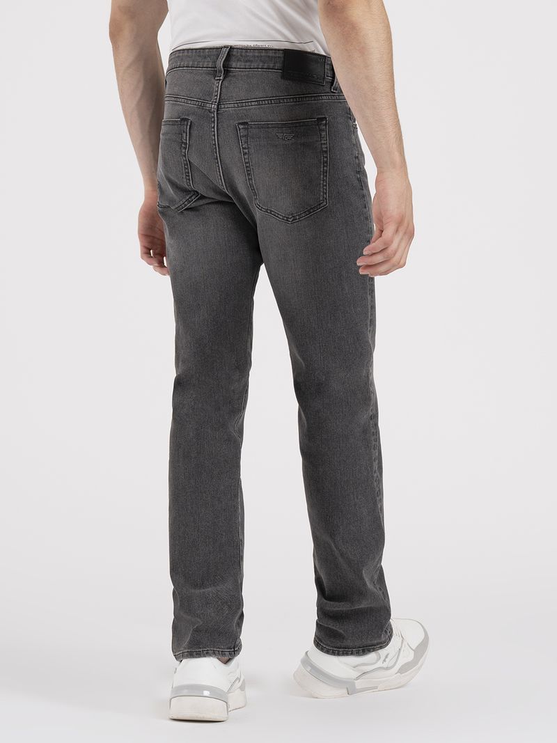 RED TAPE Men Straight Fit Mid Rise Grey Jeans - Image 4