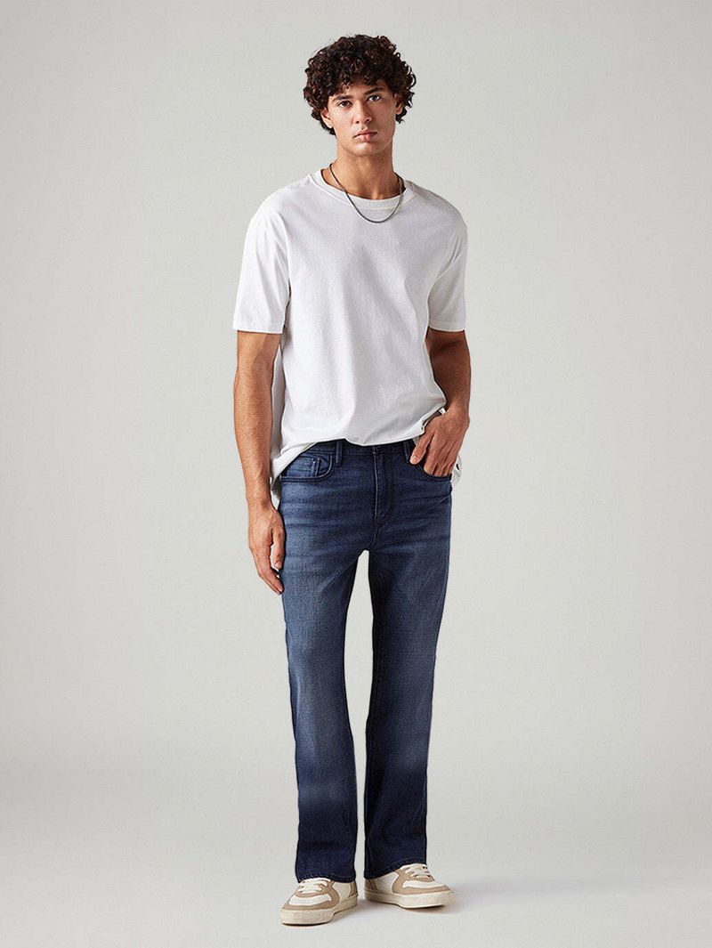LEVI'S Men Boot-Leg Mid Rise Blue Jeans - Image 6