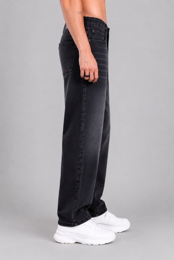DenSHAH Men Black Mid Rise Straight Fit Jeans - Image 5
