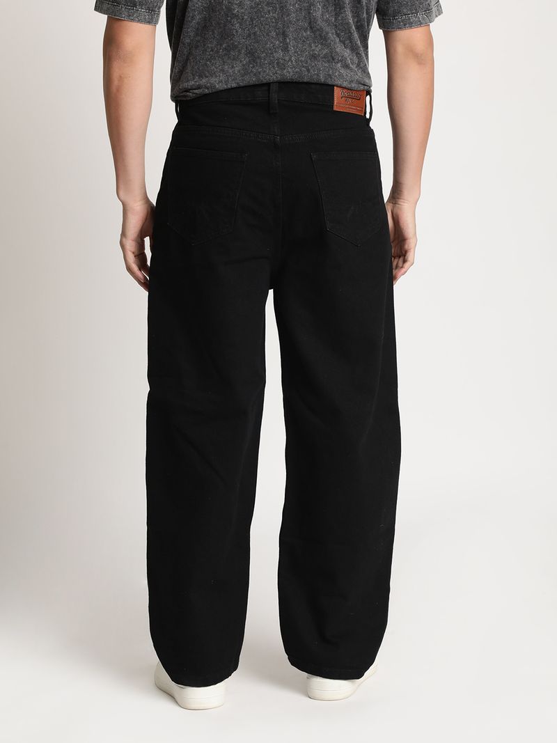 Roadster Men Black Loose Fit High Rise Jeans - Image 3