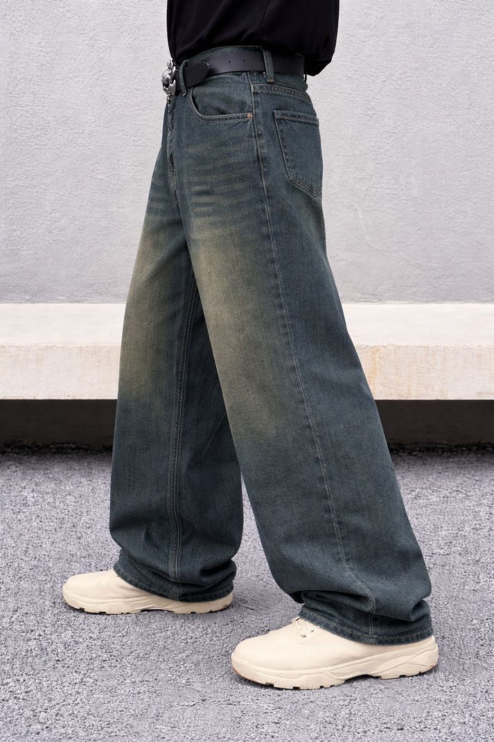 MERRYNX Men Straight Fit Mid Rise Blue Jeans - Image 4