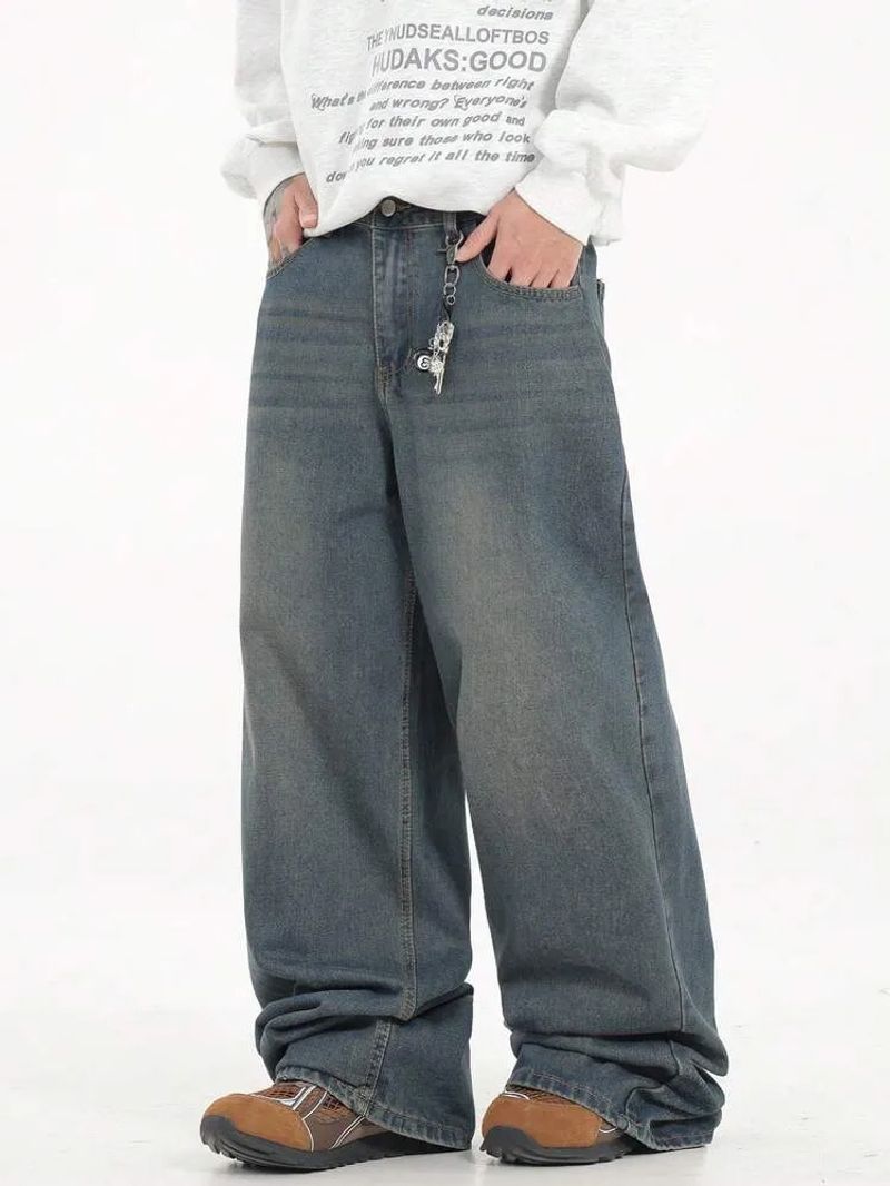 KOTTY Men Relaxed Fit Low Rise Blue Jeans - Image 6