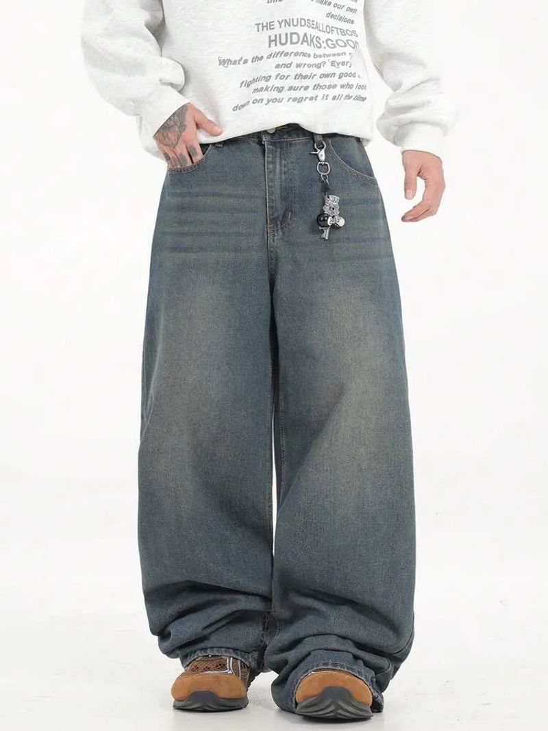 KOTTY Men Relaxed Fit Low Rise Blue Jeans - Image 2