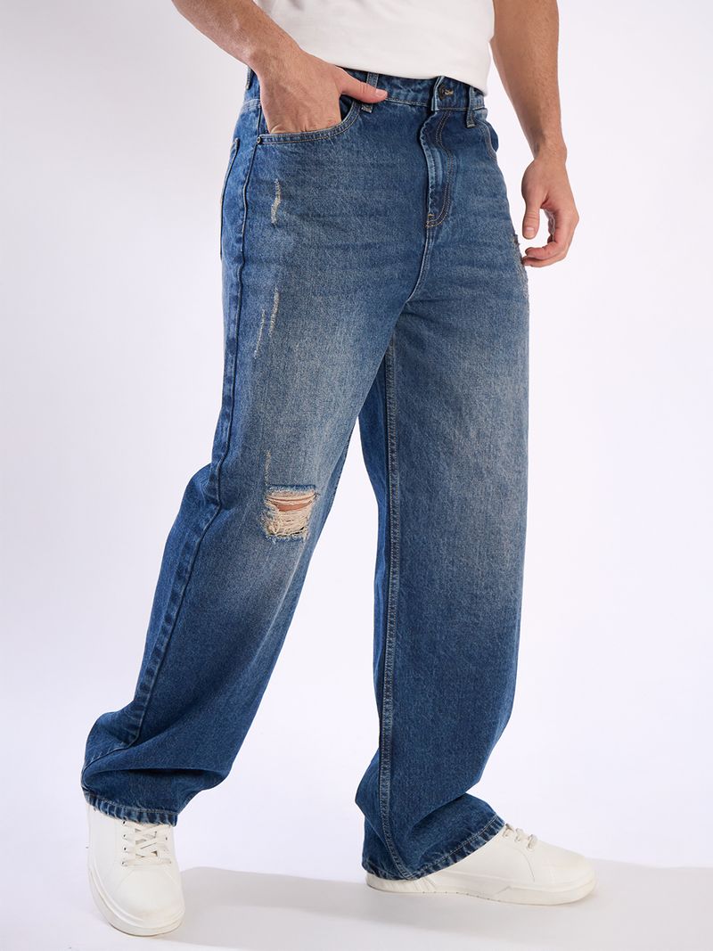 Roadster Men Flared Mid Rise Blue Jeans - Image 2