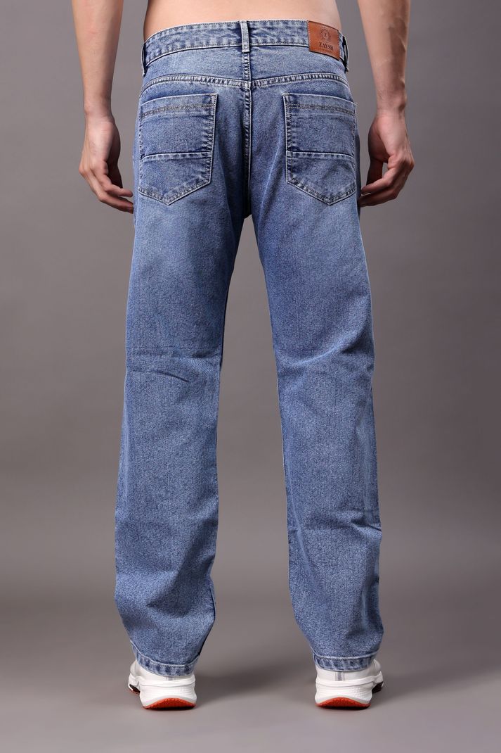 ZAYSH Men Mid Rise Blue Jeans - Image 3