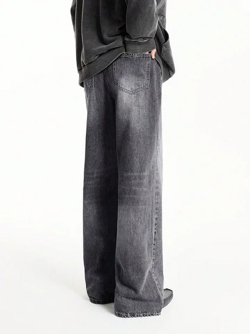 KOTTY Men Relaxed Fit Low Rise Grey Jeans - Image 4