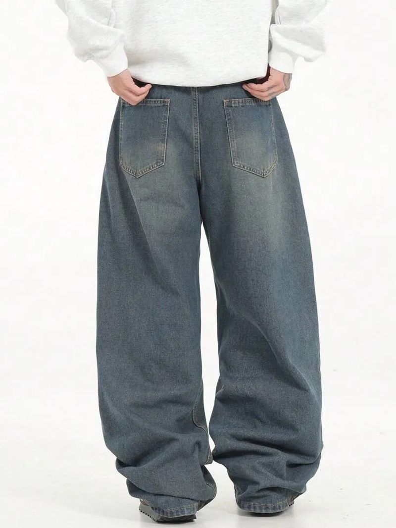 KOTTY Men Relaxed Fit Low Rise Blue Jeans - Image 5