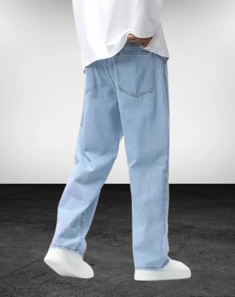 Wanted Men Straight Fit Mid Rise Dark Blue Jeans - Image 4