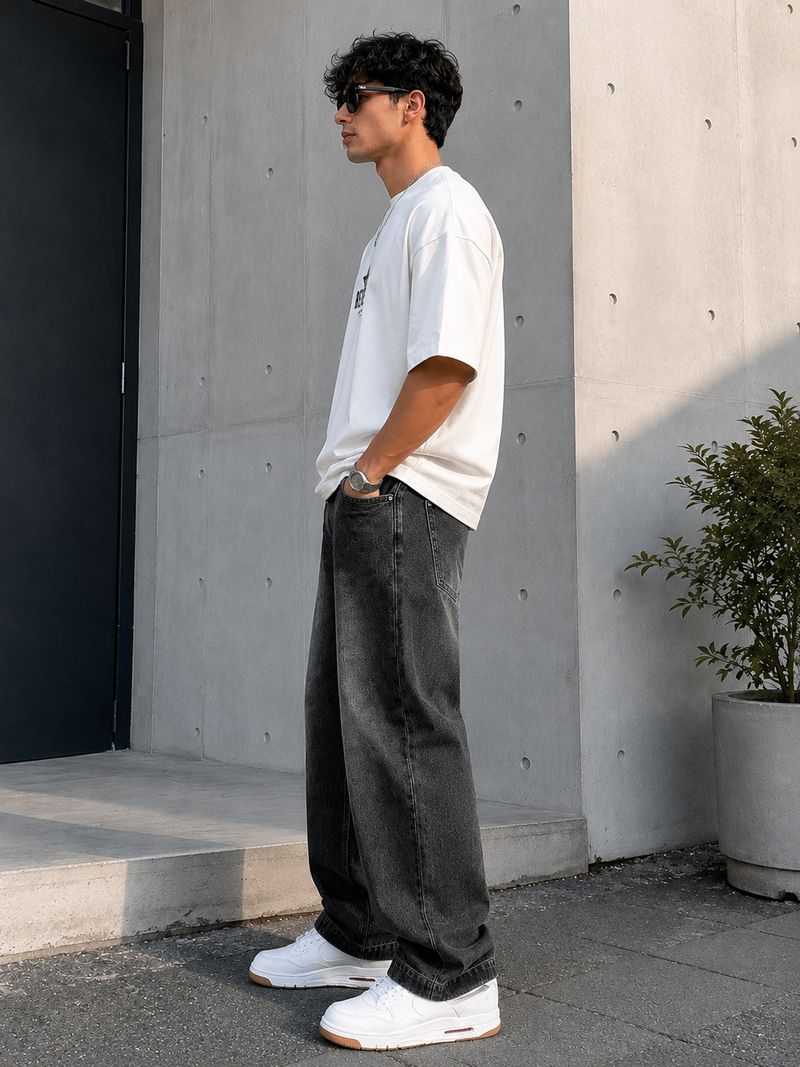KOTTY Men Regular Low Rise Grey Jeans - Image 2