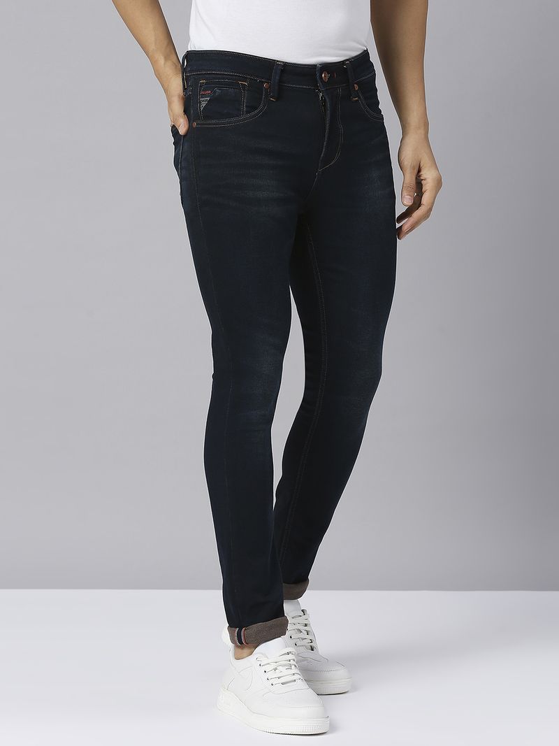 KILLER Men Slim Mid Rise Dark Blue Jeans - Image 5