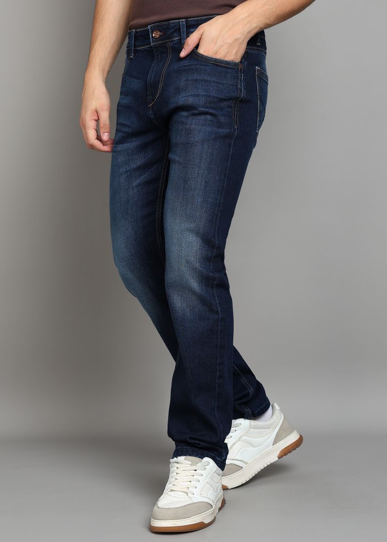 KILLER Men's Dark Blue Straight Fit Jeans - Image 4