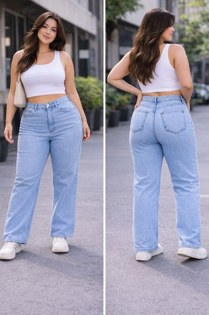 KOTTY Women Regular High Rise Light Blue Jeans - Image 3