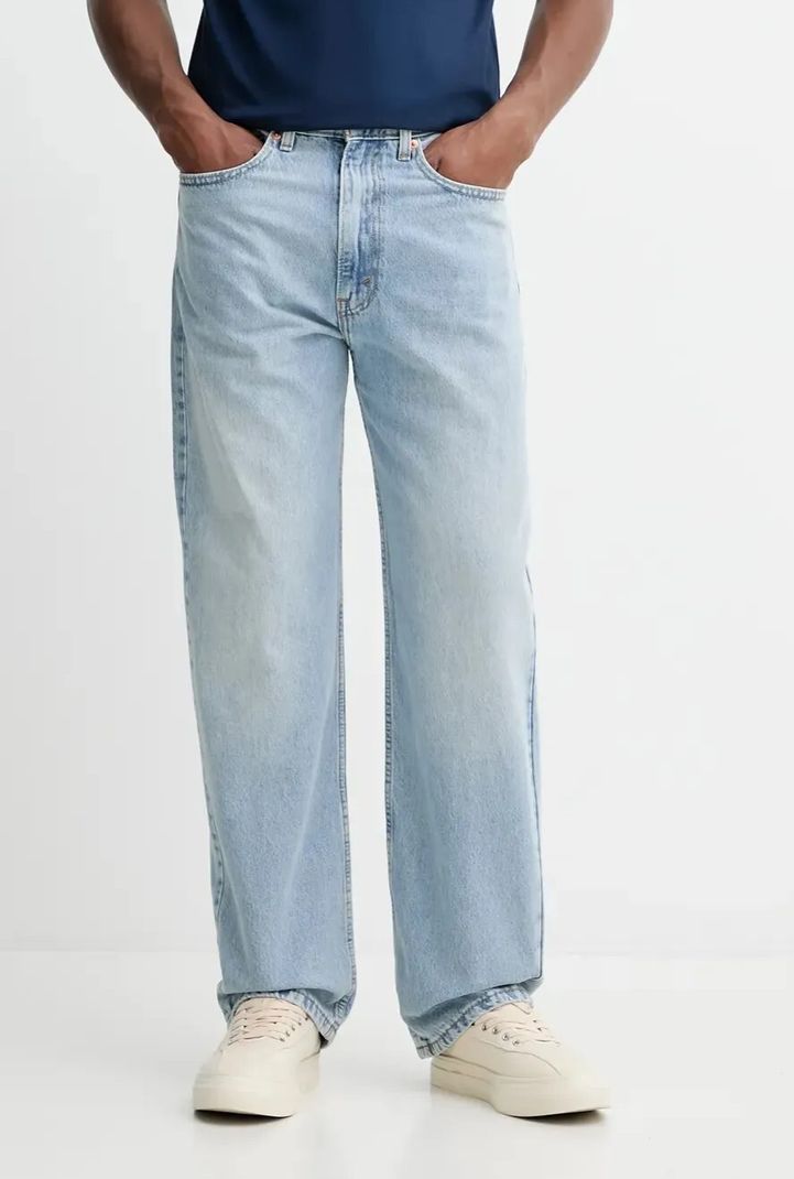 NX DENIMS Men Straight Fit Mid Rise Light Blue Jeans - Image 4