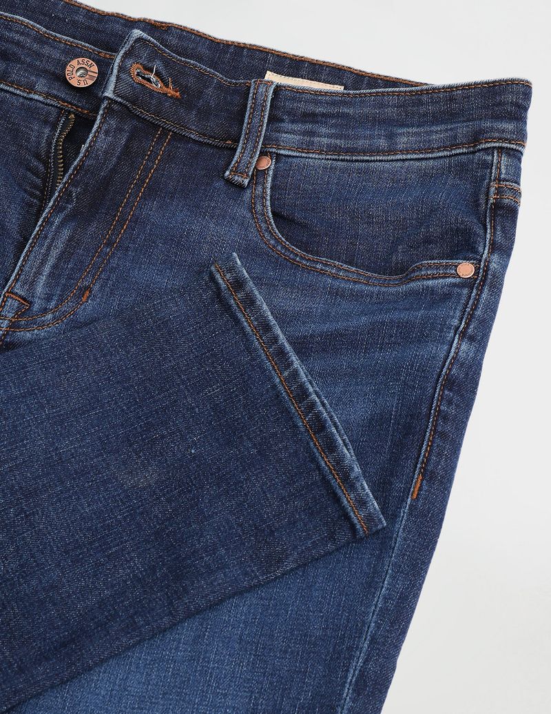 U.S. POLO ASSN. Men Slim Mid Rise Blue Jeans - Image 4
