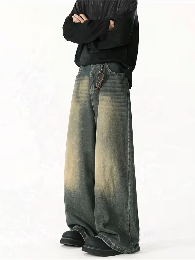 Evara Wear Men Baggy Fit High Rise Multicolor Jeans - Image 2