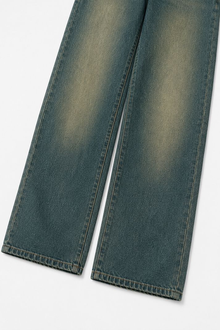 sanedi Men Baggy Fit High Rise Blue Jeans - Image 6