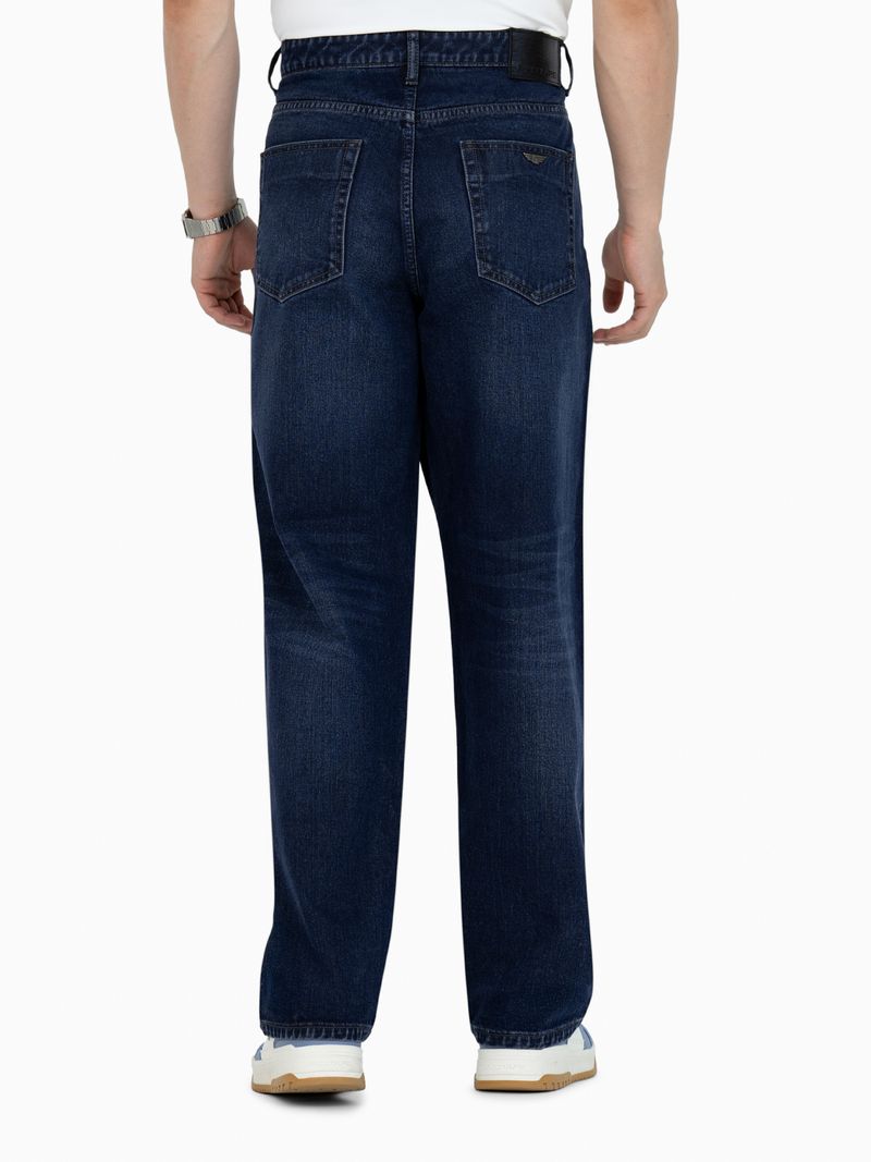 RED TAPE Men Loose Fit Mid Rise Blue Jeans - Image 4