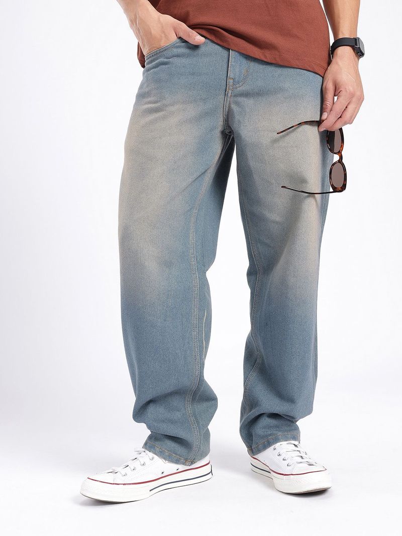 Glitchez Men Mid Rise Blue Jeans - Image 2