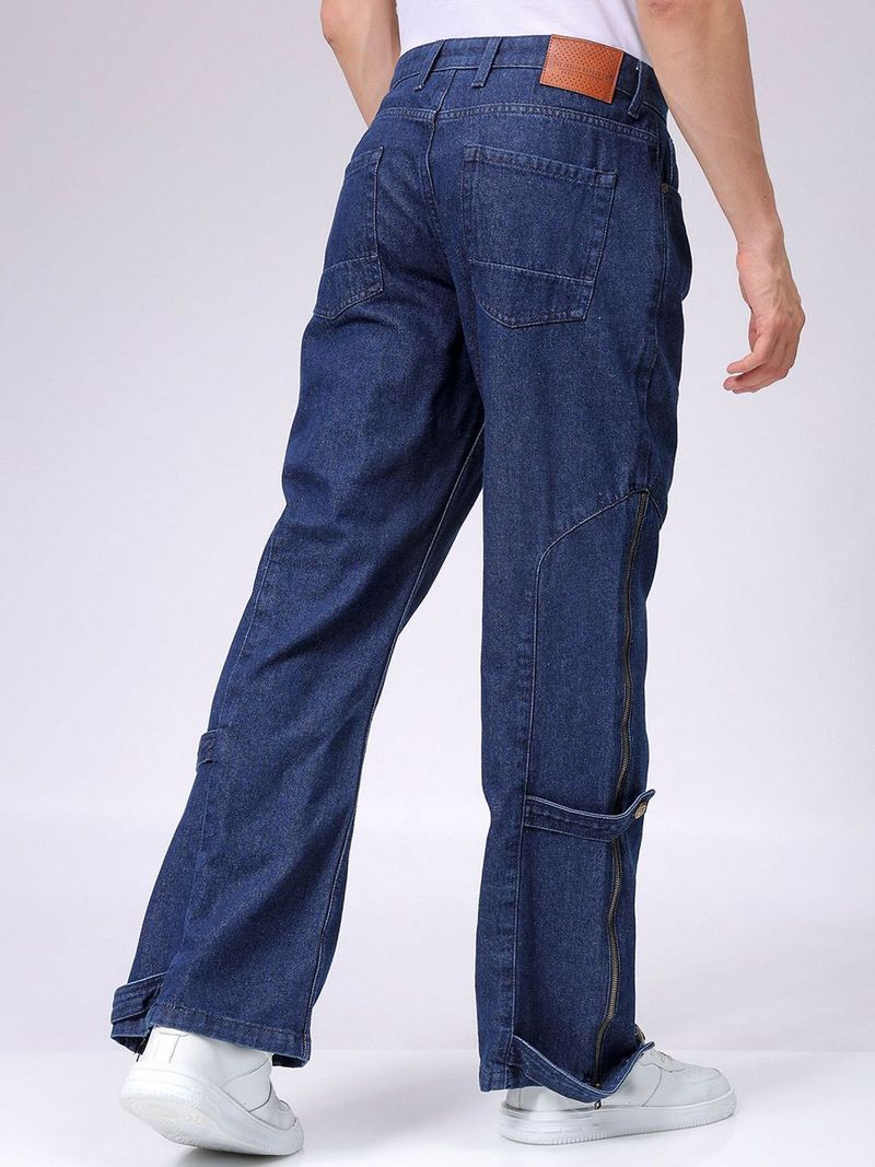 The Indian Garage Co. Men Blue Mid Rise Boot-Leg Jeans - Image 5