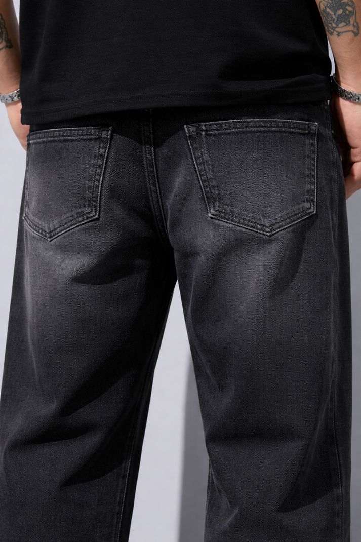 JEANJACK Men Relaxed Fit Mid Rise Grey Jeans - Image 4