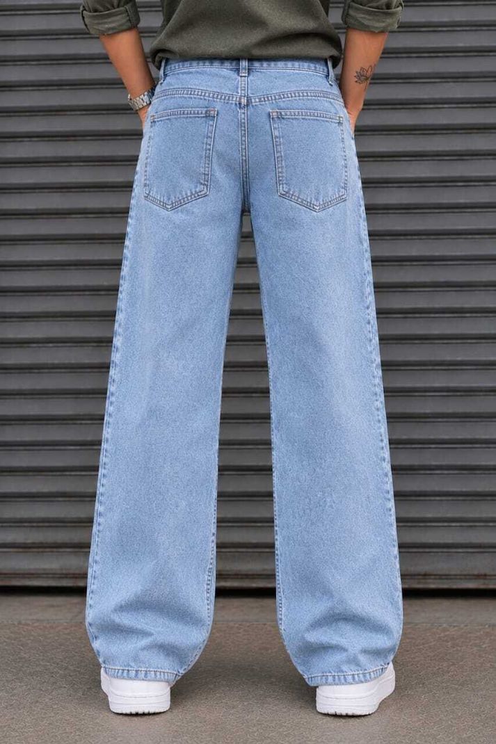 JMDi Boys Loose Fit High Rise Light Blue Jeans - Image 3