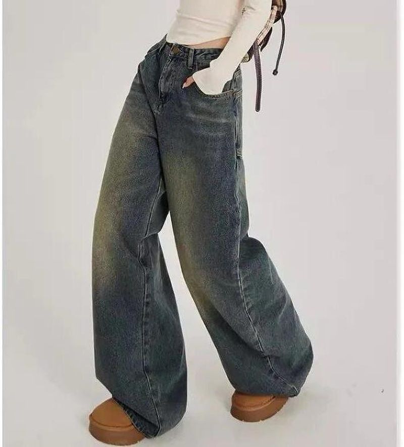 H&H Women Wide Leg High Rise Blue Jeans - Image 5