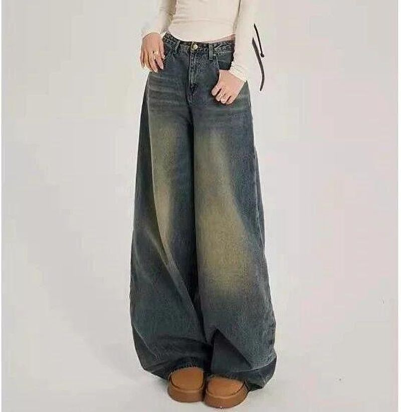 H&H Women Wide Leg High Rise Blue Jeans - Image 6