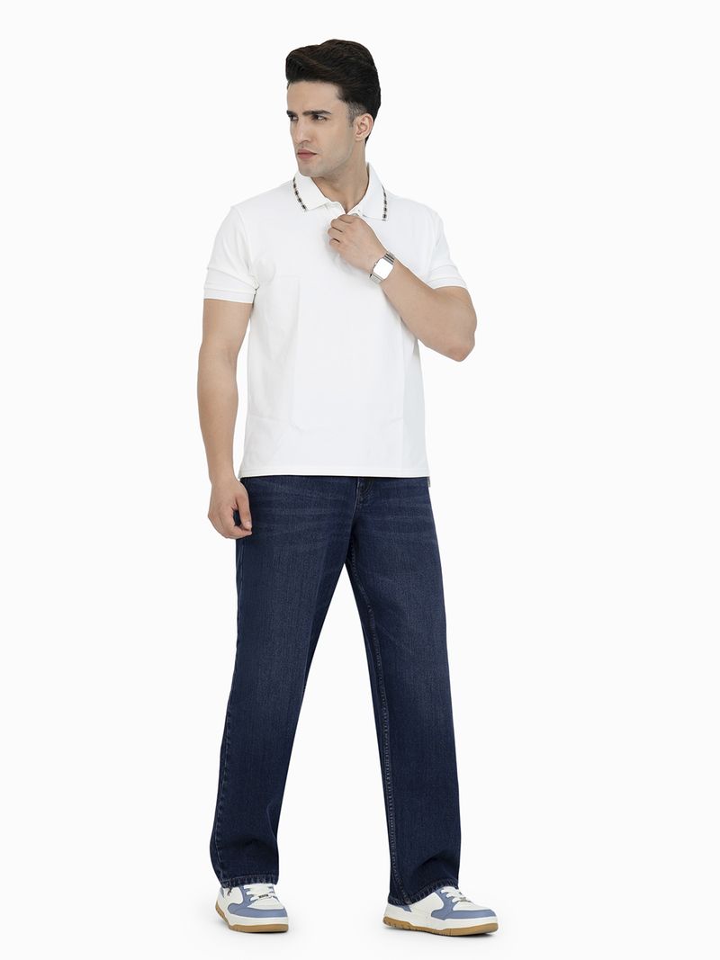 RED TAPE Men Loose Fit Mid Rise Blue Jeans - Image 5