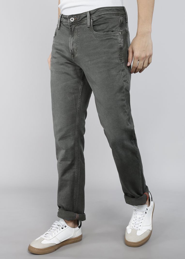 KILLER Men Dark Green Mid Rise Straight Fit Jeans - Image 5