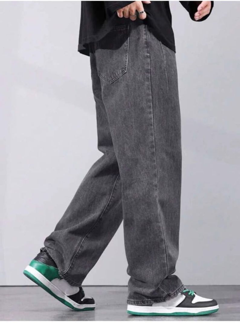 FOXIEFIT Men Relaxed Fit Mid Rise Grey Jeans - Image 5