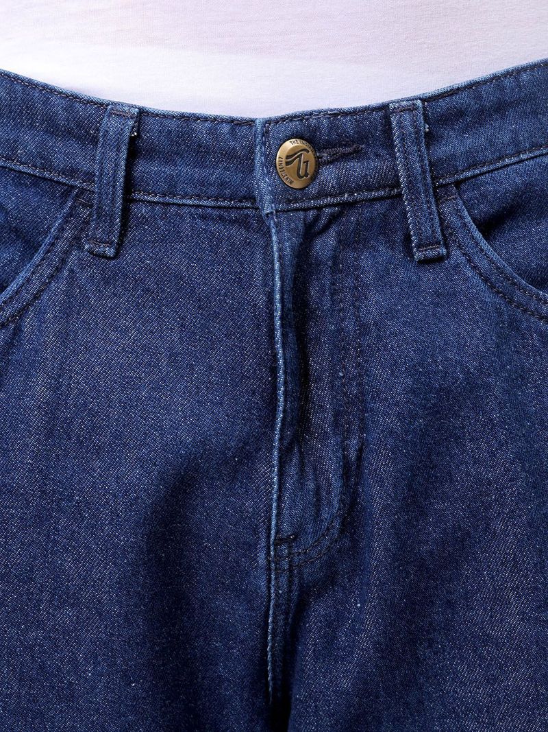 The Indian Garage Co. Men Blue Mid Rise Boot-Leg Jeans - Image 6